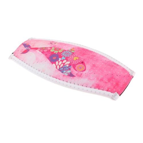 Baoblaze Neopren-Maskenbandabdeckung, Scuba-Maskenband, Haarschutzwickel, Leichter Wickelschutz, Tauchmaskenband zum Schwimmen, ROSA von Baoblaze