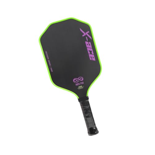 Baoblaze Pickleball-Schläger aus Kohlefaser, tragbarer Pickleball-Schläger für professionelles Training, 16 mm Polypropylen-Kern für Kontrollanfänger von Baoblaze