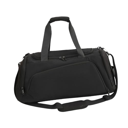 Baoblaze Reisetasche, Reisetasche, Reisetasche, Sporttasche, leicht, mit Schuhfach, Umhängetasche für Reisen, Outdoor-Fitnessstudio, Schwarz von Baoblaze