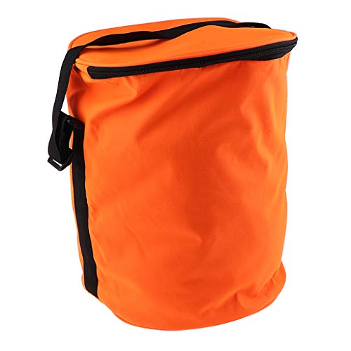 Baoblaze Runde Eimer Tasche Sportkorb Sport Tennisbälle Speicher Handtasche, Orange, 28 cm Baoblaze Runde Eimer Tasche Sportkorb Sport Tennisbälle Speicher Handtasche, Orange, 28 cm von Baoblaze