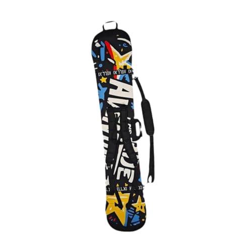 Baoblaze Snowboard-Abdeckung, Hülle, Snowboard-Zubehör, Taschengurt für Reiseaufbewahrung, Transportschutz, Koffer, Neopren, 138cm von Baoblaze