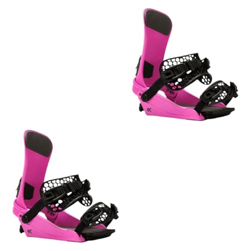 Baoblaze Snowboardbindungen für Herren und Damen, zum Snowboarden, tragbar, für den Wintersport, leicht, mit Schnellverschluss, für Skating, professionelle, L Red von Baoblaze