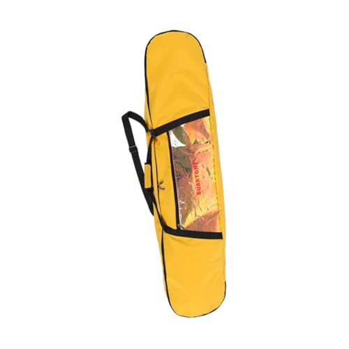 Baoblaze Snowboardtasche, Skatetasche, wasserabweisend, Verstellbarer Riemen, tragbare Snowboard-Tragetasche, Reisetasche für Einzel-Snowboard-Skifahren, Gelb von Baoblaze