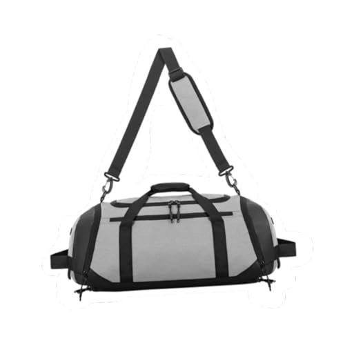 Baoblaze Sport-Sporttasche, Umhängetasche, Mehrzwecktasche, groß, leicht, Reisetasche, Aufbewahrungstasche für drinnen und draußen, Erwachsene, Grau von Baoblaze