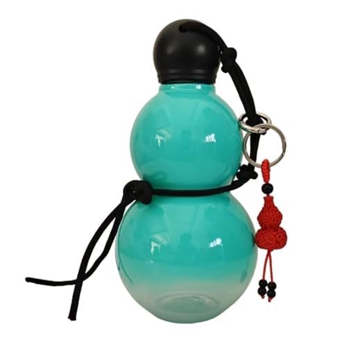 Baoblaze Sport-Wasserflasche, Wasserbecher, auslaufsichere, Wiederverwendbare chinesische Trinkflasche, Reise-Wasserflasche für Mountainbike, Camping, Blau von Baoblaze