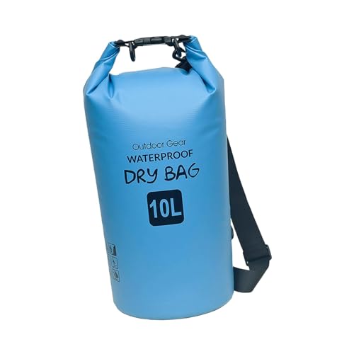 Baoblaze Wasserdichter Dry Bag Kajak-Schwimmsack hält die Ausrüstung trocken Rolltop-Sack wasserdichter Sack Aufbewahrungstasche für Strandreisen Rafting, Blau von Baoblaze