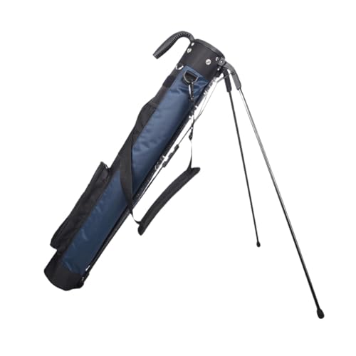 Golfschlägertasche mit Ständer, Golf-Standtasche, Abnehmbarer Riemen, Golfschlägerhalter, Organizer, große Kapazität, wasserdichte Reise-Golftasche, Blau von Baoblaze