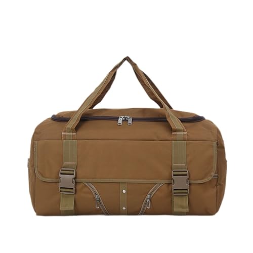 Reisetasche, Weekender-Tasche, Sport-Sporttasche, Mehrzwecktasche für Kleidung, Reisetasche, Übernachtungstasche für Fitness, Khaki von Baoblaze