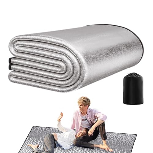 Alu Isomatte Schaummatten - Ultraleicht Bodenmatte Faltbare Zeltmatte Schlafmatte Wärmeisolierend Camping Matte, Camping Strandmatte/Outdoor Aktivität Yoga Zelt Schaummatten, 4 Größen optional Alu Isomatte Schaummatten - Ultraleicht Bodenmatte Faltbare Zeltmatte Schlafmatte Wärmeisolierend Camping Matte, Camping Strandmatte/Outdoor Aktivität Yoga Zelt Schaummatten, 4 Größen optional von Baoqifong