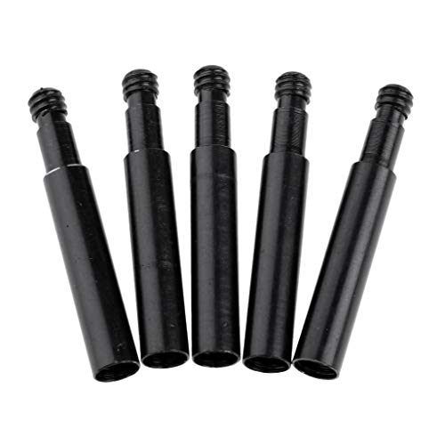 B Baosity 5er Pack Ventilverlängerungen Presta Valve Extender Längen - Schwarz 40mm von Baosity