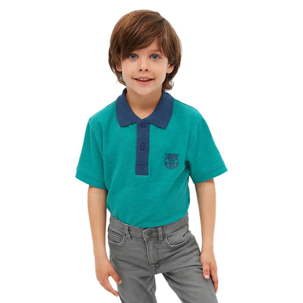 BarÇa Chest Short Sleeve Polo Grün 4 Years Junge von BarÇa