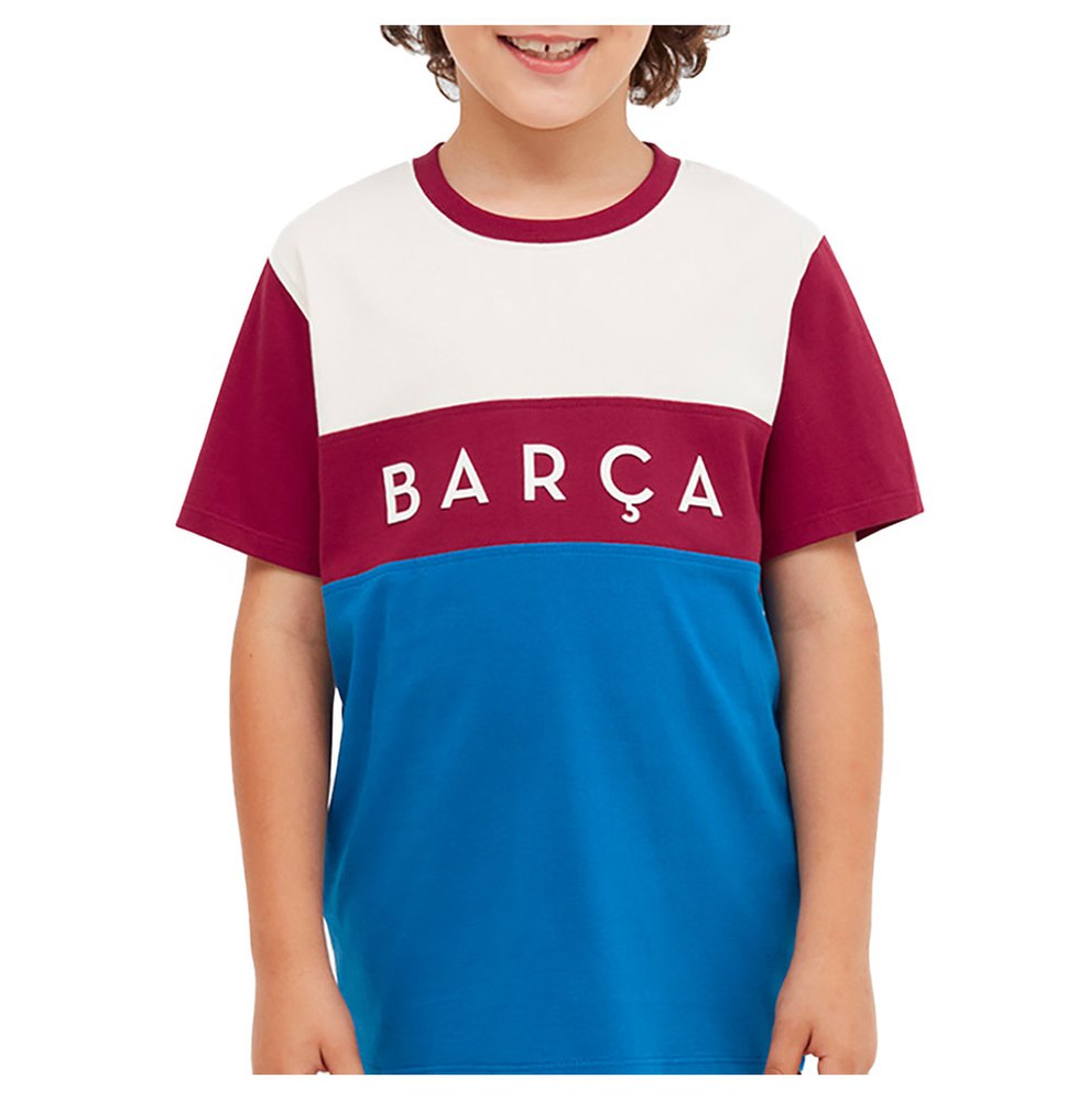 BarÇa Color Block Short Sleeve T-shirt Blau 12 Years von BarÇa