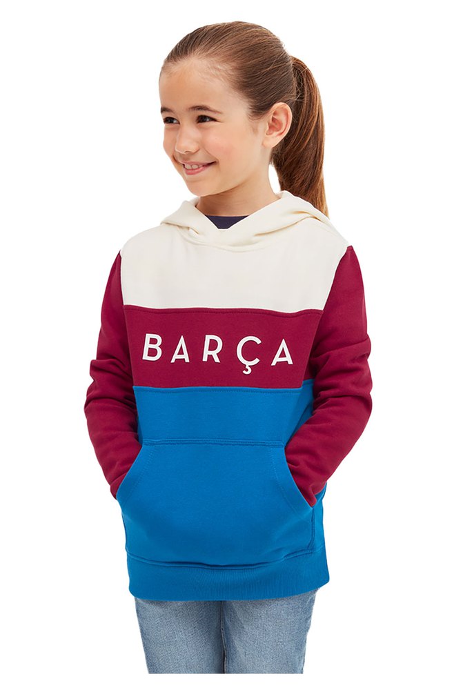 BarÇa Color Block Sweatshirt Blau 8 Years Junge von BarÇa