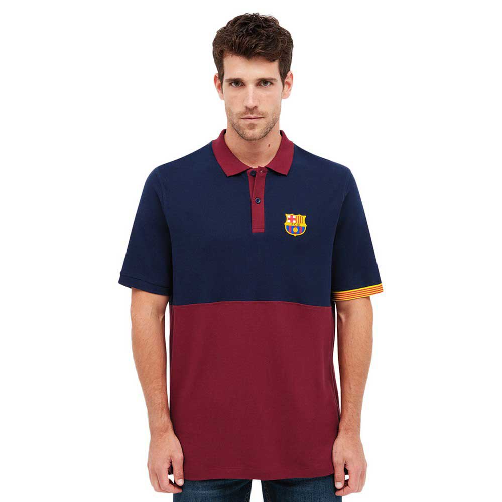 BarÇa Senyera Short Sleeve Polo Rot 2XL Mann von BarÇa