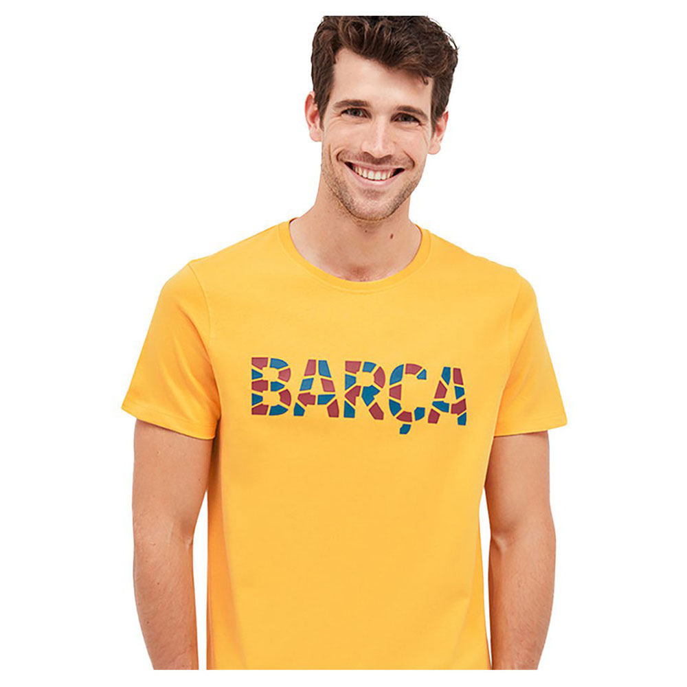BarÇa Trencadis Short Sleeve T-shirt Gelb M Mann BarÇa Trencadis Short Sleeve T-shirt Gelb M Mann von BarÇa