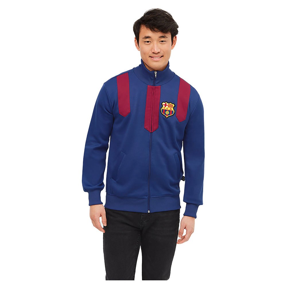 BarÇa Vintage Half Zip Sweatshirt Blau 2XL Mann von BarÇa