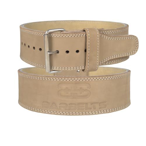 Barbelts Leder Gewichthebergürtel - Dreikampfgürtel - powerlift belt (XXL: 105-127cm) von Barbelts