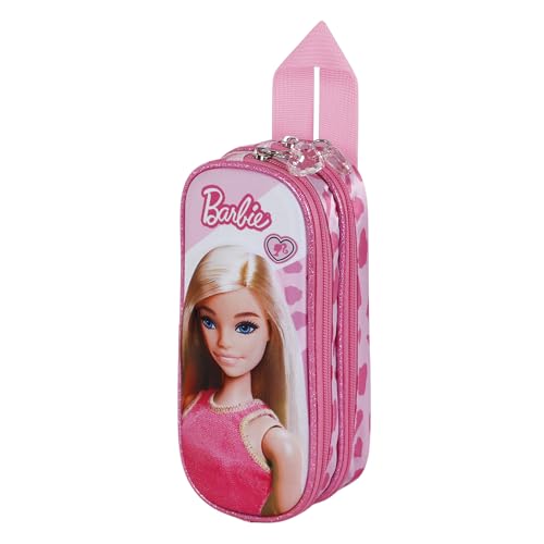Barbie Fashion-3D Doppelfedermäppchen, Rosa, 22 x 9,5 cm Barbie Fashion-3D Doppelfedermäppchen, Rosa, 22 x 9,5 cm von KARACTERMANIA