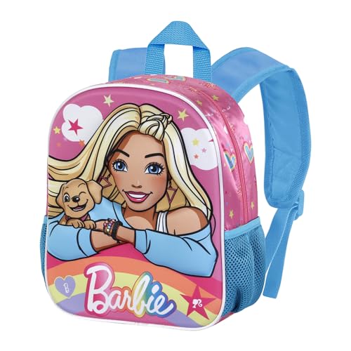 Barbie Rainbow-Kleiner 3D Rucksack, Rosa, 26 x 31 cm, Kapazität 8,5 L Barbie Rainbow-Kleiner 3D Rucksack, Rosa, 26 x 31 cm, Kapazität 8,5 L von KARACTERMANIA