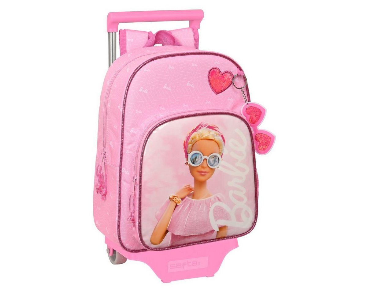 Barbie Rucksack Barbie Kinder Rucksack mit Rädern Girl Rosa 26 x 34 x 11 cm von Barbie