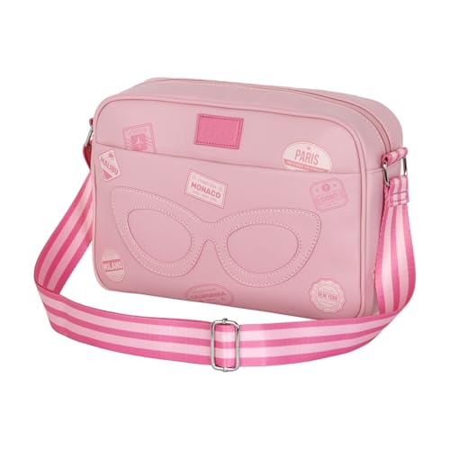 Barbie Travel-Fashion Umhängetasche, Rosa, 34 x 23 cm Barbie Travel-Fashion Umhängetasche, Rosa, 34 x 23 cm von KARACTERMANIA