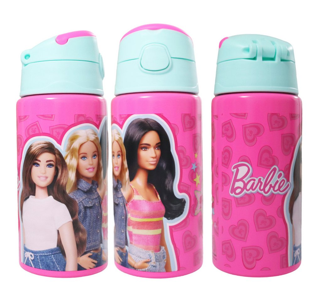 Barbie Trinkflasche Barbie Kinder Aluminium Sport Wasserflasche Flasche 500 ml Barbie Trinkflasche Barbie Kinder Aluminium Sport Wasserflasche Flasche 500 ml von Barbie