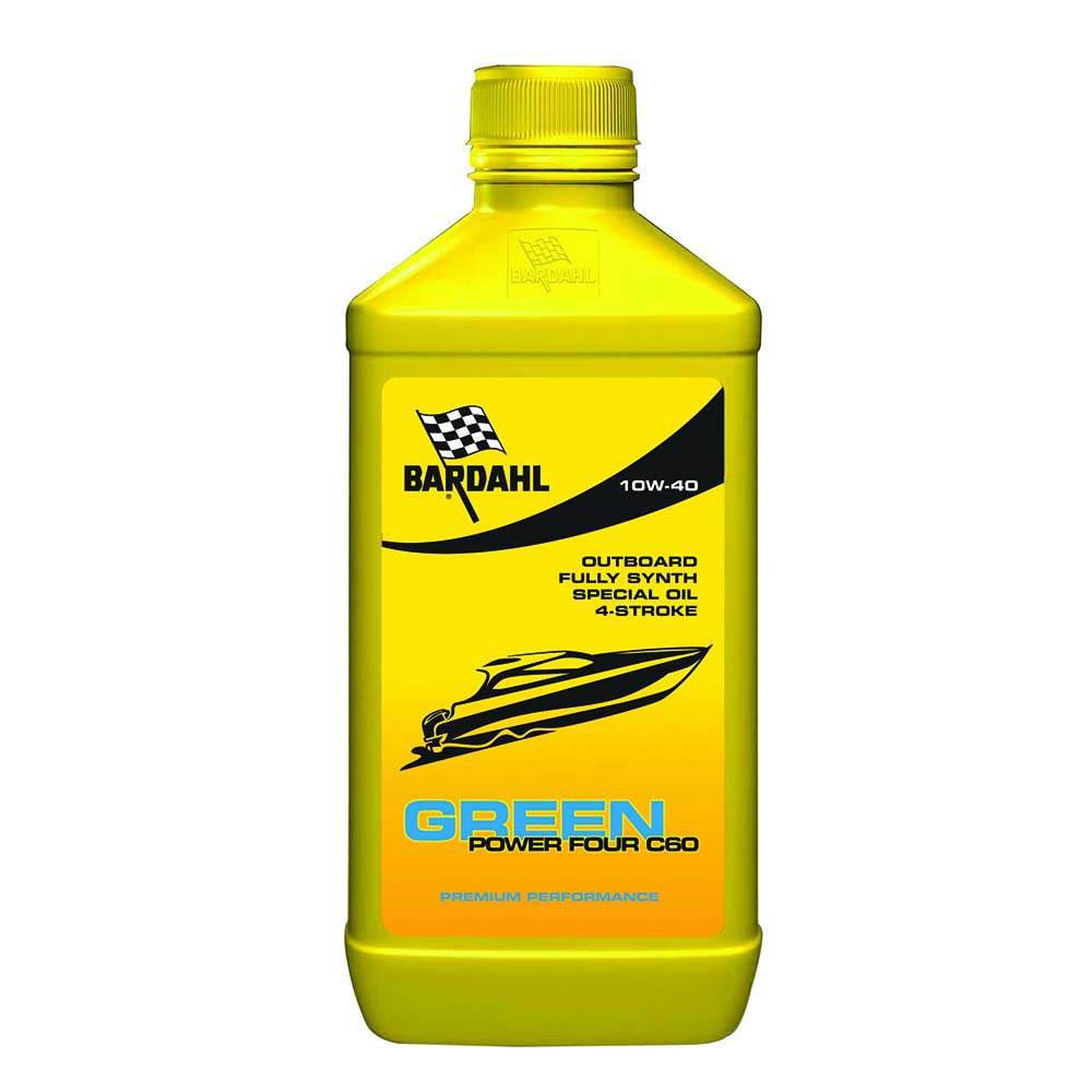 Bardahl Green Power Four C60 10w-40 Outboard Synthetic 4 Stroke Oil 1l Durchsichtig von Bardahl