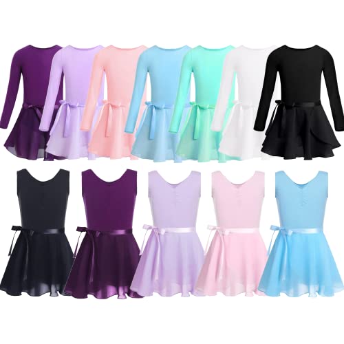 Barielle 10002 Ballettkleid, Tanzkleid für Mädchen, Langarm oder ärmelloser Body mit Tütü/Tüllrock, Chiffonrock, Ballett, Tanz, Kleid für Kinder Pink, 140-146 Barielle 10002 Ballettkleid, Tanzkleid für Mädchen, Langarm oder ärmelloser Body mit Tütü/Tüllrock, Chiffonrock, Ballett, Tanz, Kleid für Kinder Pink, 140-146 von Barielle
