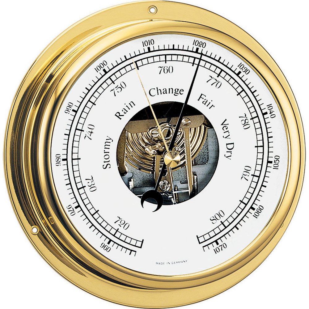 Barigo Brass Viking 130 Barometer Golden 155 x 35 mm Barigo Brass Viking 130 Barometer Golden 155 x 35 mm von Barigo