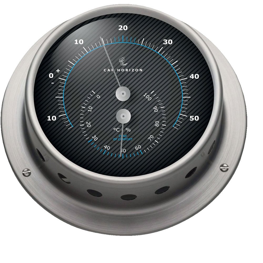 Barigo Stainless Steel Racing 85 Thermo Hygrometer Silber 110 x 32 mm Barigo Stainless Steel Racing 85 Thermo Hygrometer Silber 110 x 32 mm von Barigo