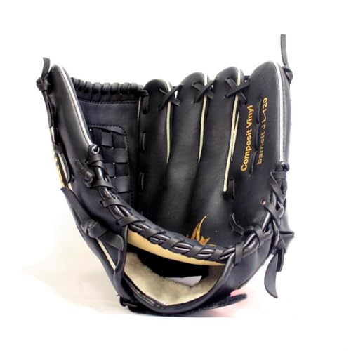 JL-120 REG schwarz Baseball Handschuh, Polyurethan, Infield/Outfield, Grösse 12 (für Rechtshänder, Wird an der linken Hand getragen) JL-120 REG schwarz Baseball Handschuh, Polyurethan, Infield/Outfield, Grösse 12 (für Rechtshänder, Wird an der linken Hand getragen) von BARNETT