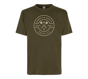 Barrels and Shafts T-Shirt - Oliv von Barrels & Shafts