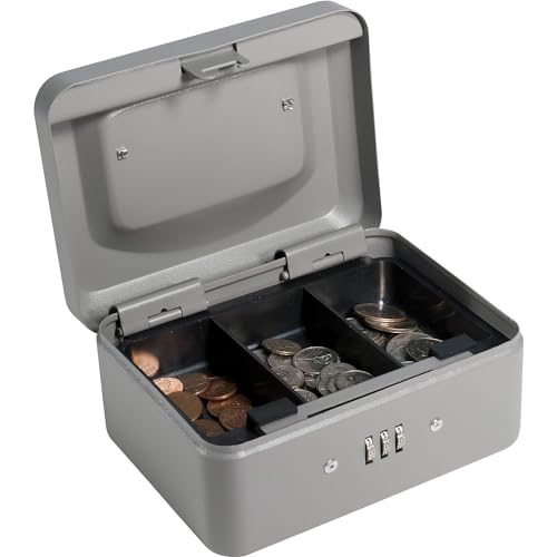 Barska Safe CB11782 Geldkassette mit Zahlenschloss, 15,2 cm, Grau, 6 " Barska Safe CB11782 Geldkassette mit Zahlenschloss, 15,2 cm, Grau, 6 " von Barska
