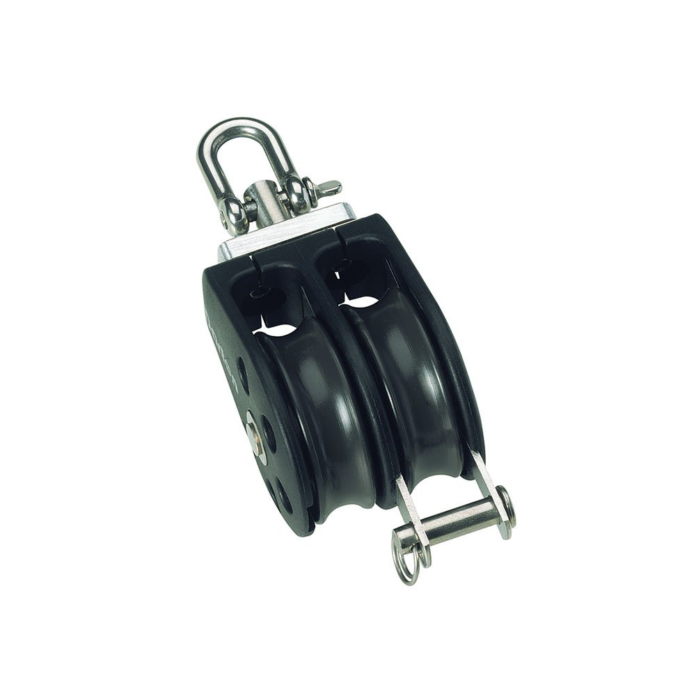 Barton Marine Double Swivel Pulley With Rope Support 385kg 10 Mm Silber 45 x 127 mm Barton Marine Double Swivel Pulley With Rope Support 385kg 10 Mm Silber 45 x 127 mm von Barton Marine