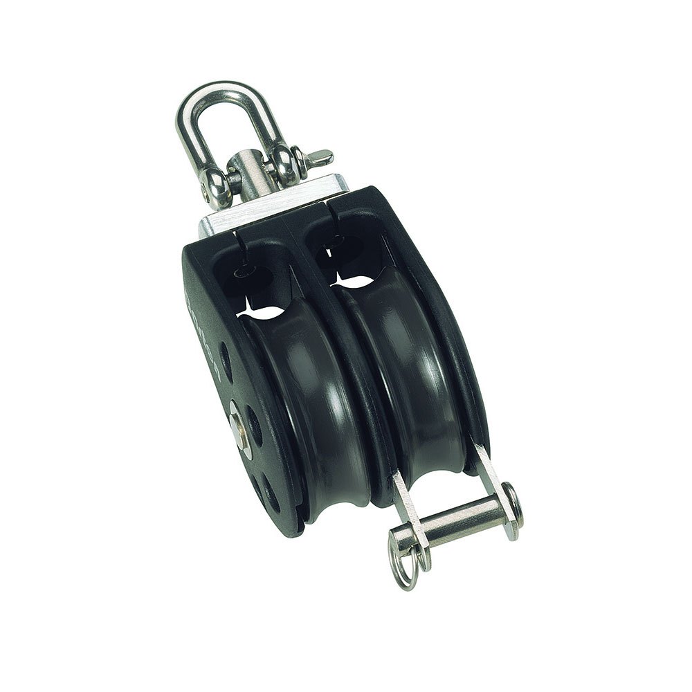 Barton Marine Double Swivel Pulley With Rope Support 630kg 12 Mm Silber 45 x 162 mm Barton Marine Double Swivel Pulley With Rope Support 630kg 12 Mm Silber 45 x 162 mm von Barton Marine