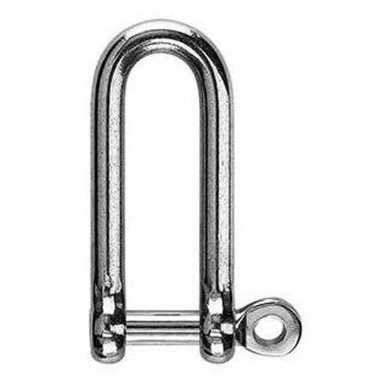 Barton Marine Long Stainless Steel Safety Pin Shackle Silber 5 mm von Barton Marine