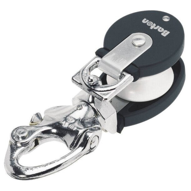 Barton Marine Medium Carabiner Pulley Silber von Barton Marine