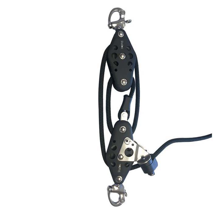 Barton Marine Vang Pulley 750kg Silber 490 x 190 x 90 mm Barton Marine Vang Pulley 750kg Silber 490 x 190 x 90 mm von Barton Marine
