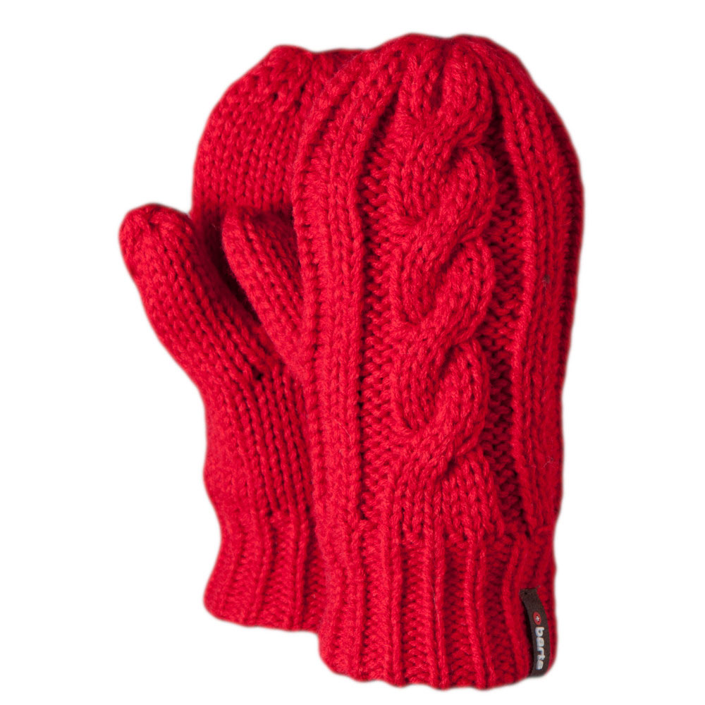 Barts Cable Mittens Rot L Junge von Barts