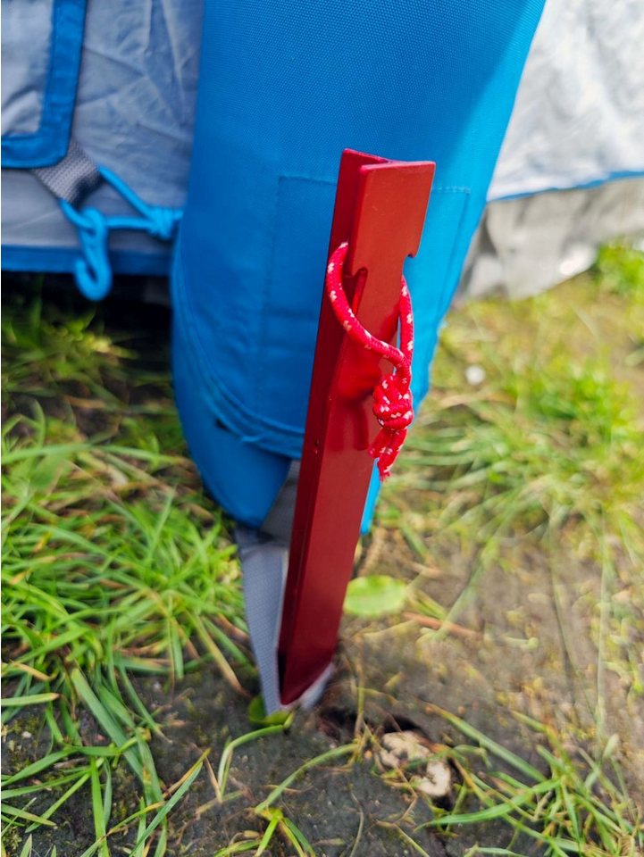 Relags Zelthering BasicNature Zelthering 'T-Stake' rot 25 cm 4 Stück Relags Zelthering BasicNature Zelthering 'T-Stake' rot 25 cm 4 Stück von Relags