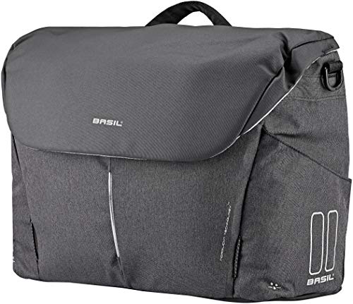 Basil B-Safe Nordlicht Commutertasche Schwarz 41 x 14 x 32 von Basil