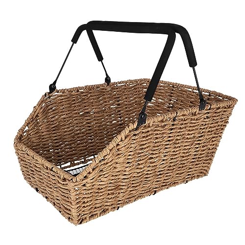 Basil B.V. Unisex – Erwachsene Cento Rattan Look MIK Fahrradkörbe, Silber, 47x34x26,5cm Basil B.V. Unisex – Erwachsene Cento Rattan Look MIK Fahrradkörbe, Silber, 47x34x26,5cm von Basil