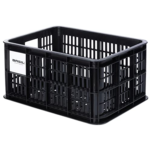 Basil B.V. Unisex – Erwachsene Crate Fahrradkaste, Schwarz, 40.4x29.8x20.2cm von Basil