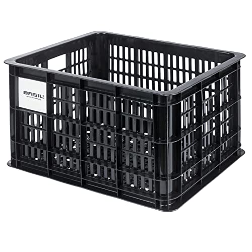 Basil B.V. Unisex – Erwachsene Crate Fahrradkaste, Schwarz, 45.25x35x25cm Basil B.V. Unisex – Erwachsene Crate Fahrradkaste, Schwarz, 45.25x35x25cm von Basil