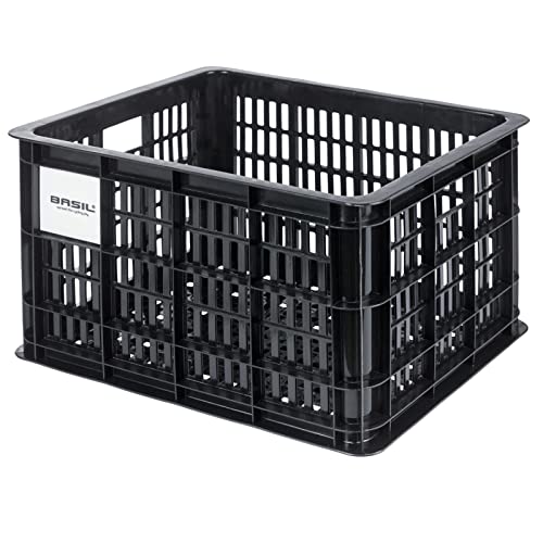 Basil B.V. Unisex – Erwachsene Crate Fahrradkaste, Schwarz, 45.25x35x25cm von Basil