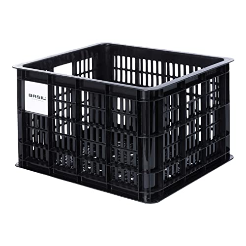 Basil B.V. Unisex – Erwachsene Crate Fahrradkaste, Schwarz, 49.8x39x26.5cm Basil B.V. Unisex – Erwachsene Crate Fahrradkaste, Schwarz, 49.8x39x26.5cm von Basil