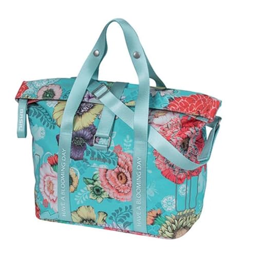 Basil Bicycle Handbag Bloom Field Sky Blue - 8-11 Liter - Recycled PET Polyester, 18166 Basil Bicycle Handbag Bloom Field Sky Blue - 8-11 Liter - Recycled PET Polyester, 18166 von Basil