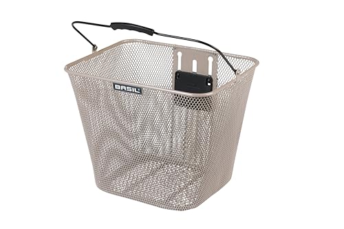 Basil Bilbao Fahrradkorb vorne KF, Nude Metallic – vielseitiger Lenkerkorb, KF-kompatibel, wetterfest & robust, ideal für tägliche Einkäufe und Ausflüge. Basil Bilbao Fahrradkorb vorne KF, Nude Metallic – vielseitiger Lenkerkorb, KF-kompatibel, wetterfest & robust, ideal für tägliche Einkäufe und Ausflüge. von Basil