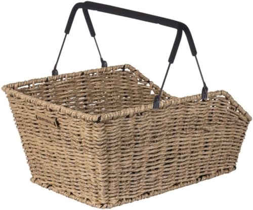 Basil Cento Rattan Look MIK Fahrradkorb - Hinten, 22L, Nature Braun, Wetterfest, inkl. abschließbarem MIK-System Basil Cento Rattan Look MIK Fahrradkorb - Hinten, 22L, Nature Braun, Wetterfest, inkl. abschließbarem MIK-System von Basil