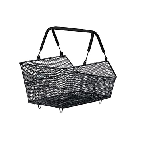 Basil Cento S Fahrradkorb hinten MIK, Schwarz – abschließbares MIK-System inkl., wetterfest, 11 Liter Volumen, ideal für Einkäufe und tägliche Nutzung Basil Cento S Fahrradkorb hinten MIK, Schwarz – abschließbares MIK-System inkl., wetterfest, 11 Liter Volumen, ideal für Einkäufe und tägliche Nutzung von Basil
